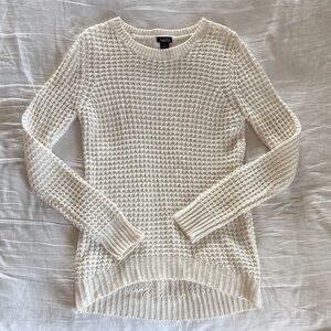 Rue21 Cream Textured Knit Sweater
